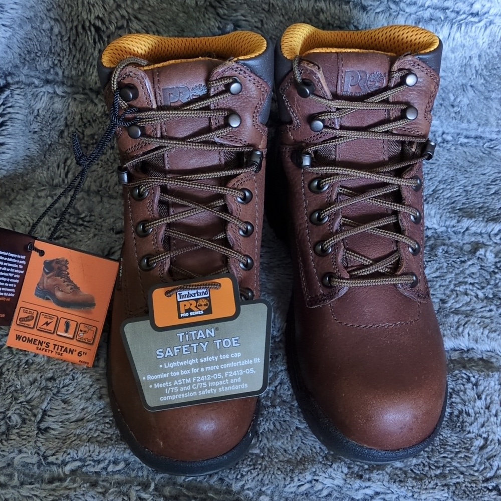 Timberland PRO Women's TiTan 6" Sz 7.5 - Picture 4 of 6